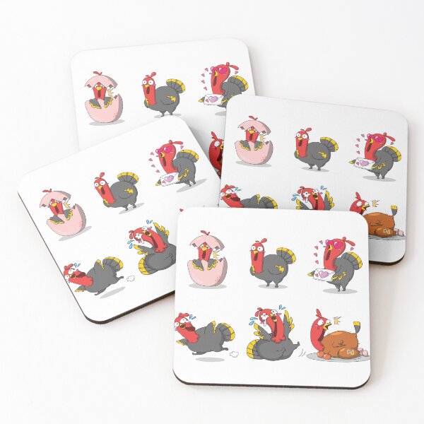 Item preview, Funny Thanksgiving Turkey Life Cycle Comic Sheet Retro Cartoon Streetwear Graphic designed and sold by DesignArtist.ia.