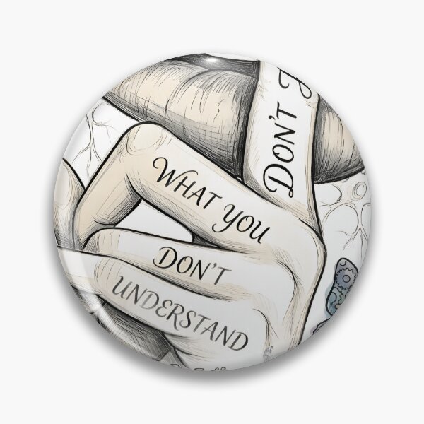 Item preview, Don't Judge What You Don't Understand — Autistic Acceptance Line Art designed and sold by Silent.Lines.