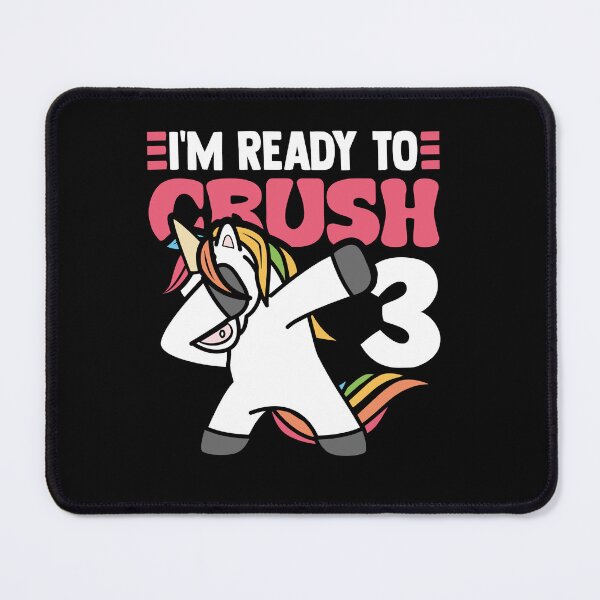 Item preview, Ready To Crush 3 Dabbing Unicorn Birthday designed and sold by SiarheiYur.