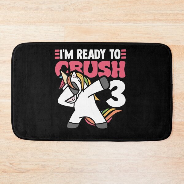 Item preview, Ready To Crush 3 Dabbing Unicorn Birthday designed and sold by SiarheiYur.
