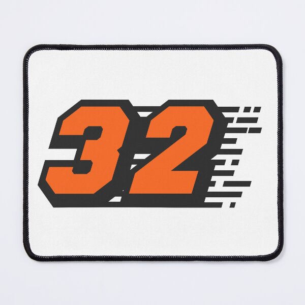 Item preview, Matt's Race Number (Black and Orange) designed and sold by WA-Shop.