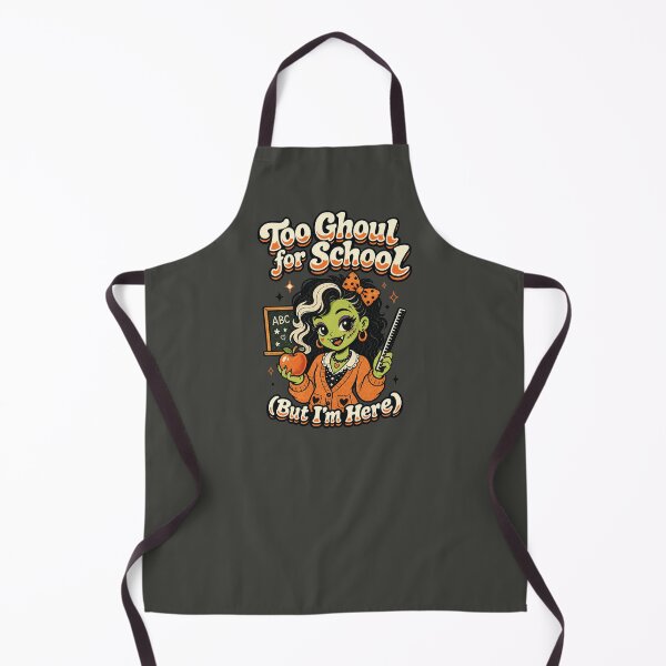 Item preview, Too Ghoul for School But I'm Here Halloween Teacher Vintage designed and sold by SunfullyYours.