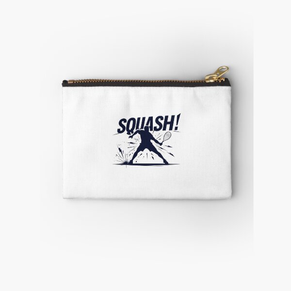 Item preview, Squash Player Action Silhouette Comic Typography Graphic  designed and sold by RareVisuals.