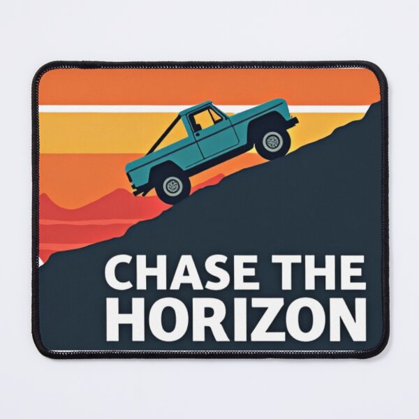 Item preview, Chase The Horizon - Vintage Off-Road Vehicle Against Sunset designed and sold by Prints by Mat.