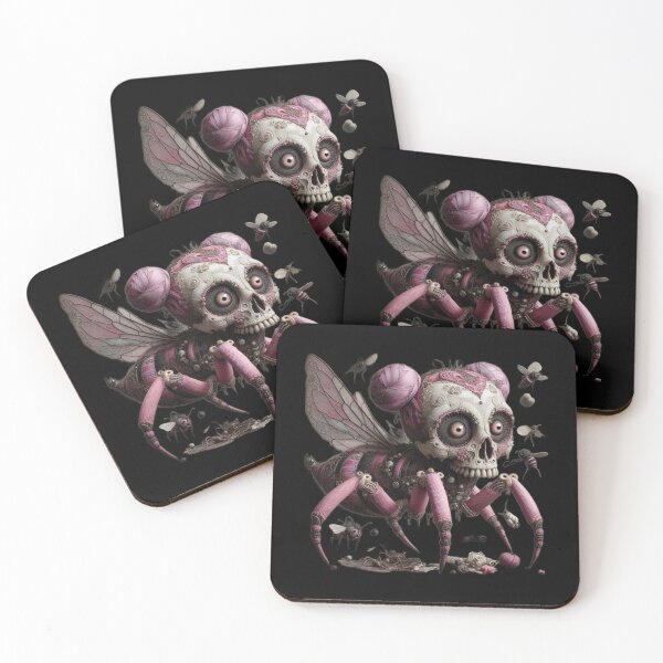 Item preview, Pink Skull Beetle Dark Entomology designed and sold by LujziWorld.