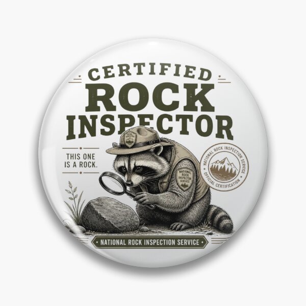 Item preview, Certified Rock Inspector designed and sold by LegacyWave.