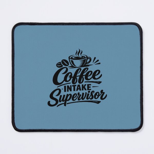 Item preview, Coffee Intake Supervisor. Funny Coffee Lover Typography Design designed and sold by DesignHouse07.