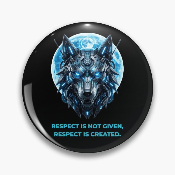 Item preview, Mechanical Wolf Head Cyberpunk Aesthetic Design designed and sold by Global-Command.