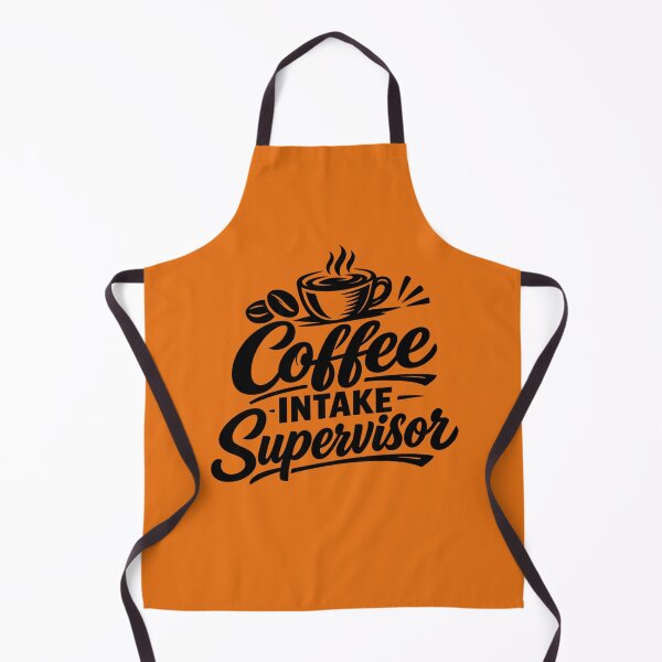 Item preview, Coffee Intake Supervisor. Funny Coffee Lover Typography Design designed and sold by DesignHouse07.