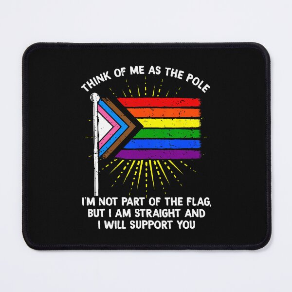 Item preview, Think Of Me As The Pole Im Straight I Support You Rainbow designed and sold by ripgoatclothing.