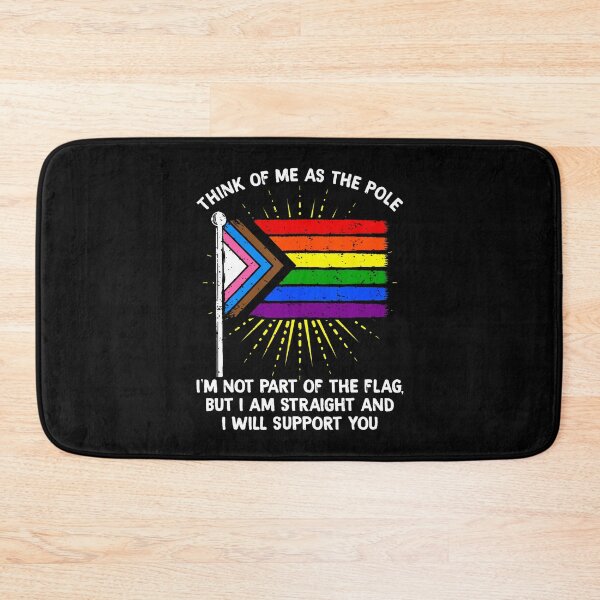 Item preview, Think Of Me As The Pole Im Straight I Support You Rainbow designed and sold by ripgoatclothing.