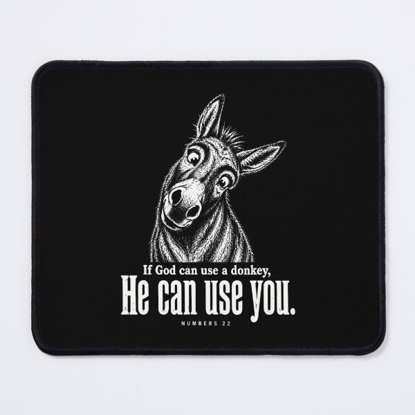 Item preview, If God Can Use A Donkey He Can Use You Christian Meme designed and sold by ripgoatclothing.