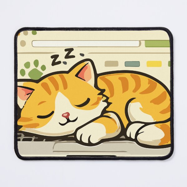 Item preview, Funny Purrcrastinator Cat Sleeping on Laptop Keyboard Graphic designed and sold by banglalook.