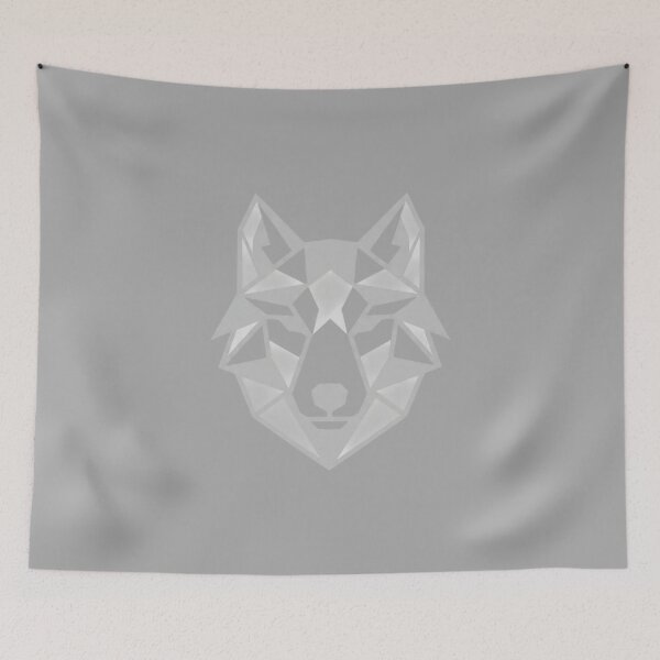 Item preview, Crystal Wolf Minimal Geometric Head designed and sold by CiprianBt.