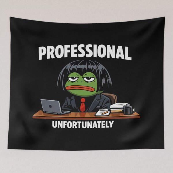 Item preview, Funny Frog Bob Haircut  designed and sold by HiPatti.