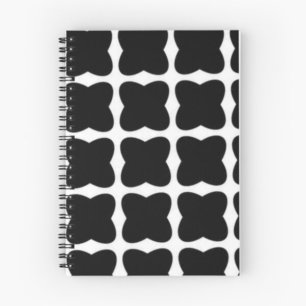 Item preview, Black and White Minimal Flower Pattern designed and sold by ZedColors.