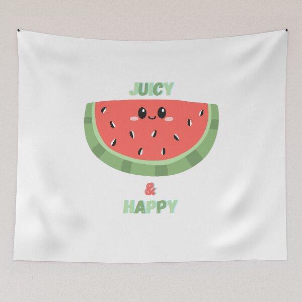 Item preview, Juicy & Happy Cute Watermelon Kawaii designed and sold by namasteindia1.