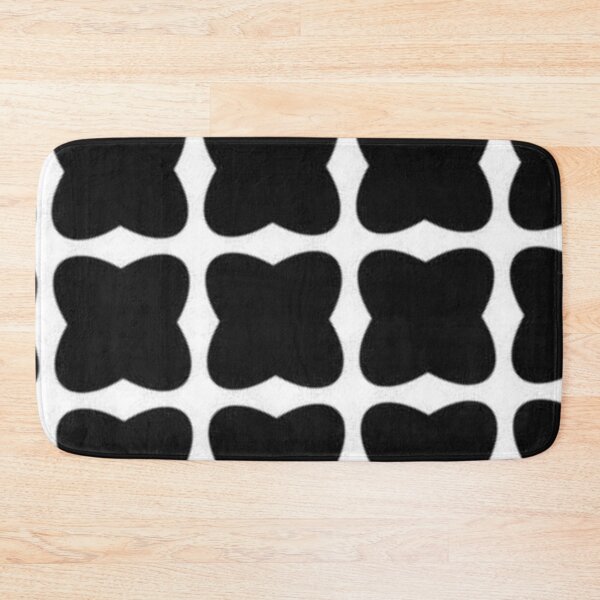 Item preview, Black and White Minimal Flower Pattern designed and sold by ZedColors.