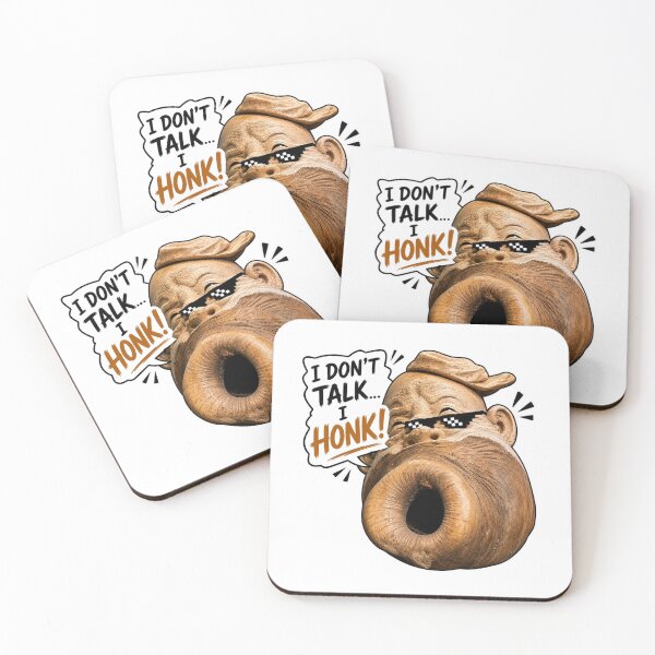Item preview, I Don't Talk I Honk Funny Goose Meme Sticker designed and sold by smartprintuk.