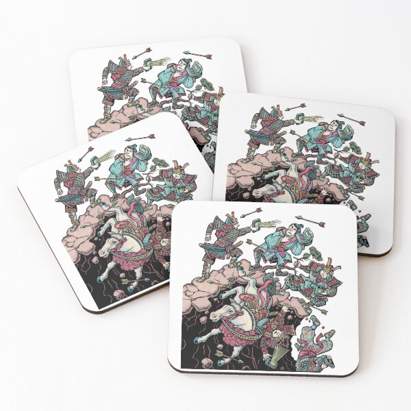 Item preview, battling asian warriors with computers and digital devices designed and sold by LisaHaney.