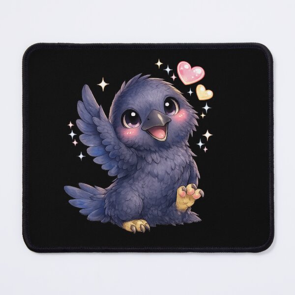 Item preview, Cute Baby Crow | Adorable Raven Bird Art  designed and sold by Hatchling Hollow.