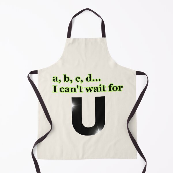 Item preview, A, B, C, D… I Can’t Wait for U” Typography Design – Playful Gen Z designed and sold by MagicMakerPh.