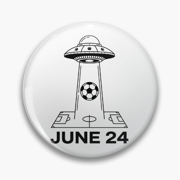 Item preview, June 24 UFO Soccer Match Day Sarcastic Sticker designed and sold by Mr-wow.