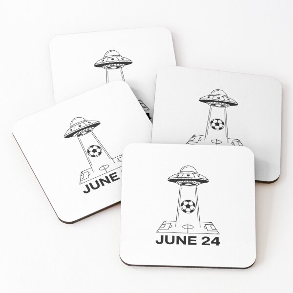 Item preview, June 24 UFO Soccer Match Day Sarcastic Sticker designed and sold by Mr-wow.