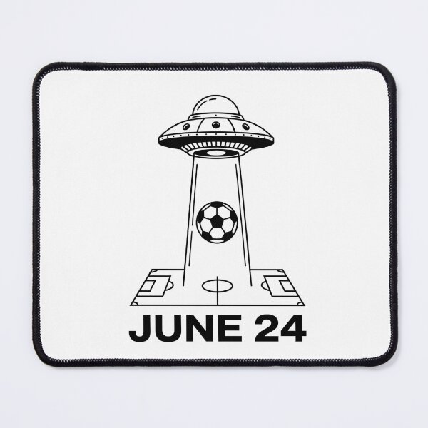 Item preview, June 24 UFO Soccer Match Day Sarcastic Sticker designed and sold by Mr-wow.