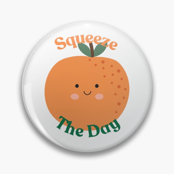 Item preview, Squeeze The Day Cute Orange designed and sold by namasteindia1.