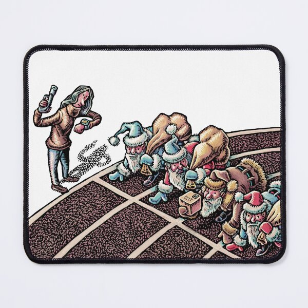 Item preview, santa claus runners ready to race to delivery designed and sold by LisaHaney.