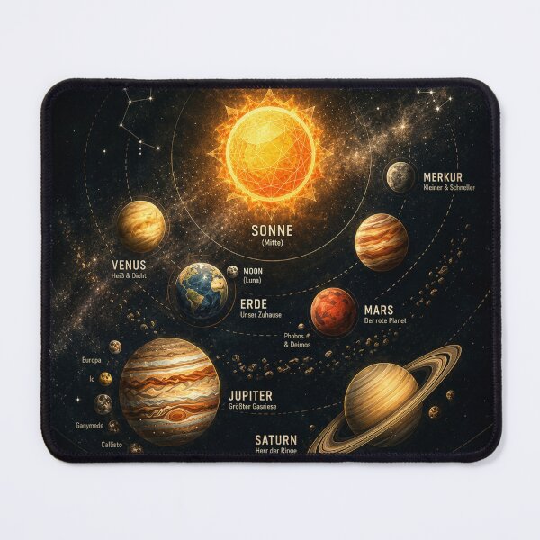 Artikelvorschau, Unser Sonnensystem: Eine visuelle Reise entworfen und verkauft von jodotodesign.