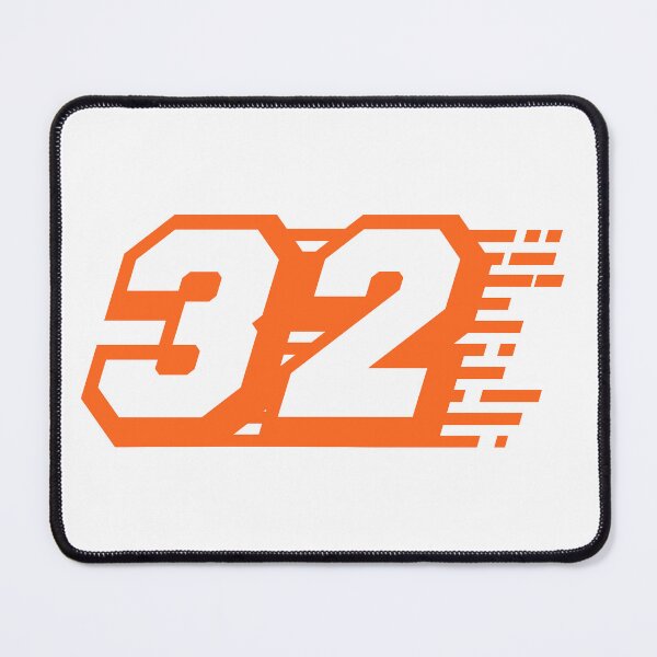 Item preview, Matt's Race Number (Orange and White) designed and sold by WA-Shop.