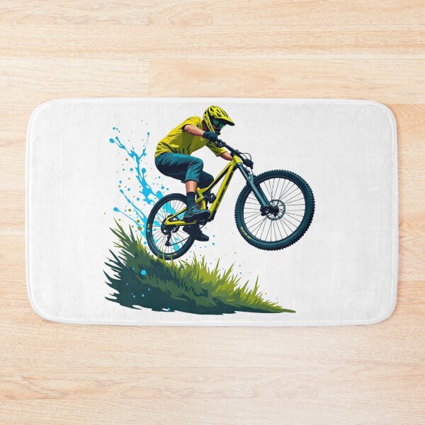 Item preview, Mountain Biker in Action - Dynamic Bike Jump designed and sold by Prints by Mat.