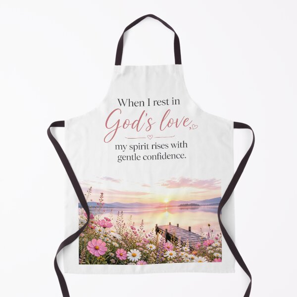 Item preview, When I Rest in God’s Love Christian Floral Wall Art | Faith Quote Print | Feminine Inspirational Decor designed and sold by LoveNurseries.