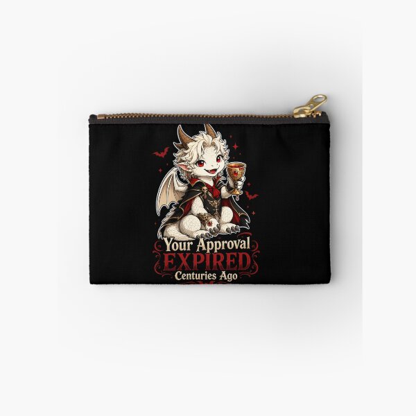 Item preview, Your Approval Expired Centuries Ago - Cute Vampire Baby Dragon Gothic Humor Design designed and sold by Hatchling Hollow.
