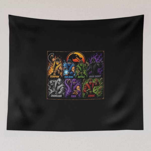 Item preview, Mortal Kombat Ninja Characters designed and sold by TMTD Productions.
