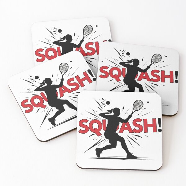 Item preview, Squash Girl Female Player Empowering Comic Sports Design  designed and sold by RareVisuals.