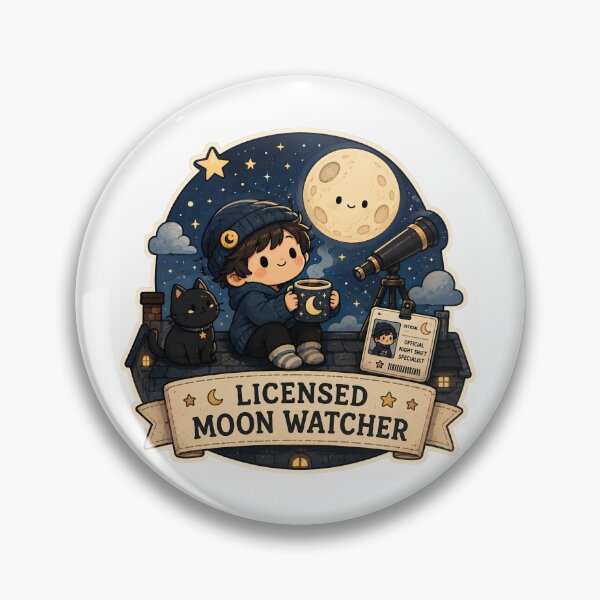 Item preview, Licensed Moon Watcher designed and sold by Soulprint88.