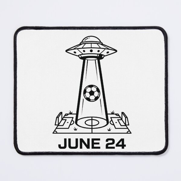 Item preview, Aesthetic UFO Spaceship Football Premium Vinyl Decal designed and sold by Mr-wow.