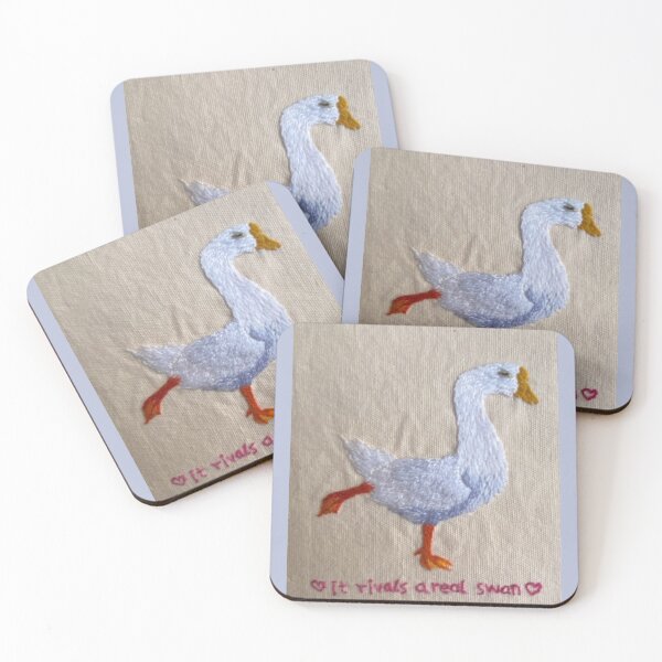 Item preview, The Ballet Goose hand embroidery designed and sold by Alsa.handembroidery.