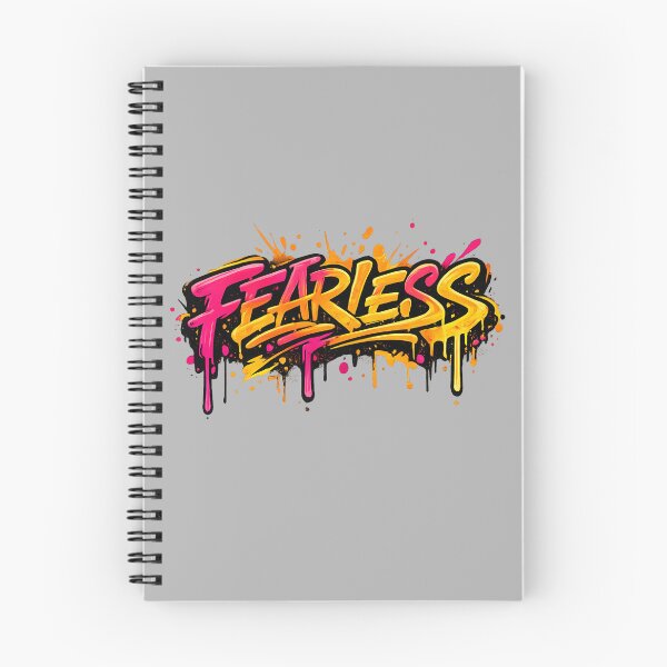 Item preview, Fearless Pastel Graffiti Streetwear Y2K Aesthetic Text Art designed and sold by weeomano.