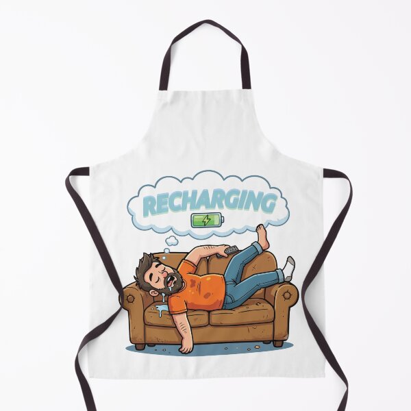 Item preview, Funny Sleeping Couch Potato: Lazy Recharging Mode designed and sold by jfcreations.