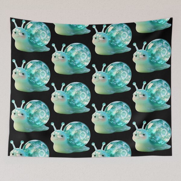 Item preview, Emerald Snail - The Ultimate Judgmental Side-Eye Edition designed and sold by ABYSSLAB.