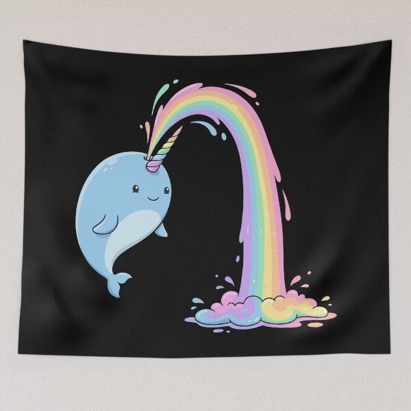 Item preview, Cute Rainbow Narwhal designed and sold by Amir Faysal.