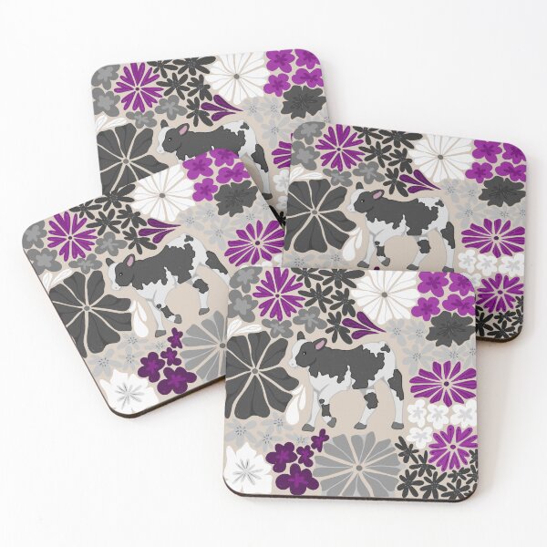 Item preview, Cow - Demisexual Flag PRINT designed and sold by HannahReeStudio.