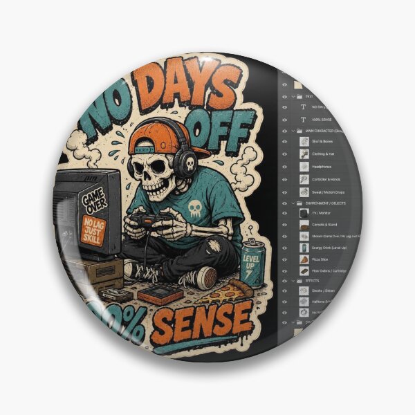 Item preview, No Days off: 100% Sense designed and sold by HarvirPanag.