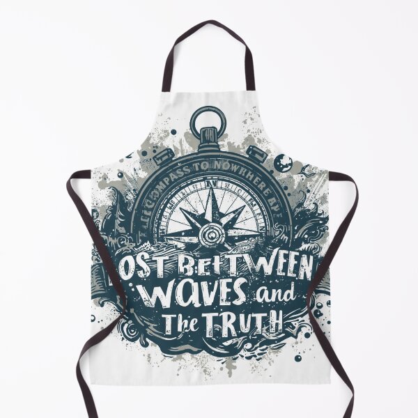 Item preview, Widows Bay Lost Between Waves And The Truth | Nautical Compass T-Shirt designed and sold by Vvmd.