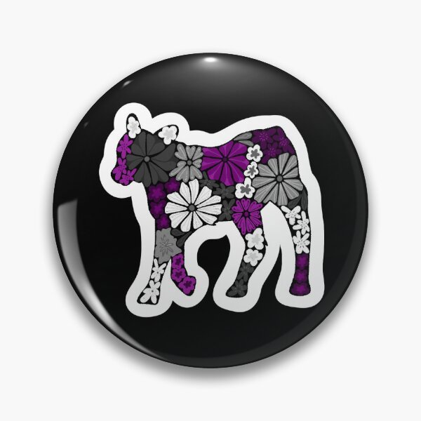 Item preview, Cow - Demisexual Flag STICKER designed and sold by HannahReeStudio.