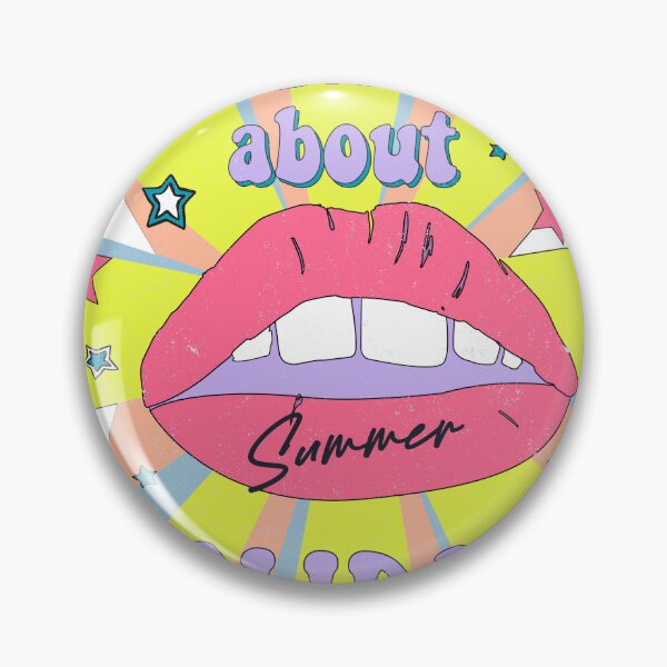 Item preview, Thinking About Summer Holidays Retro Lips Groovy Graphic T-Shirt designed and sold by Atique Creations.